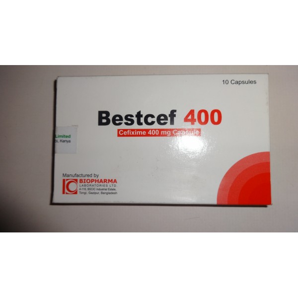  BESTCEF 400mg Cap. 